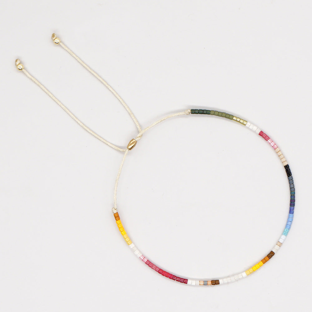 Wholesale Colorful Beads Glass Bracelet